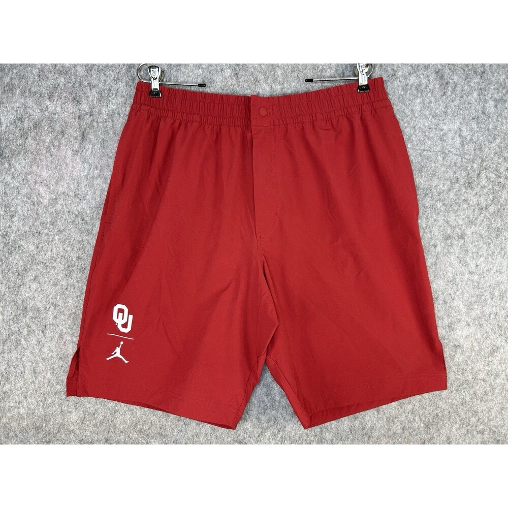 Nike Men’s Air Jordan OU Oklahoma Sooners Football Shorts Red Sz XL